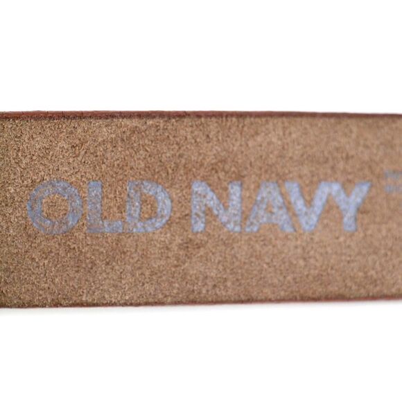 Old Navy BROWN GENUINE LEATHER 1.5"Wd DRESS CASUAL WOMEN'S BELT Sz M/L (X23 - Picture 7 of 13